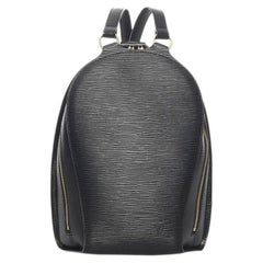 Louis Vuitton Mabillon Backpack Black Epi Leather