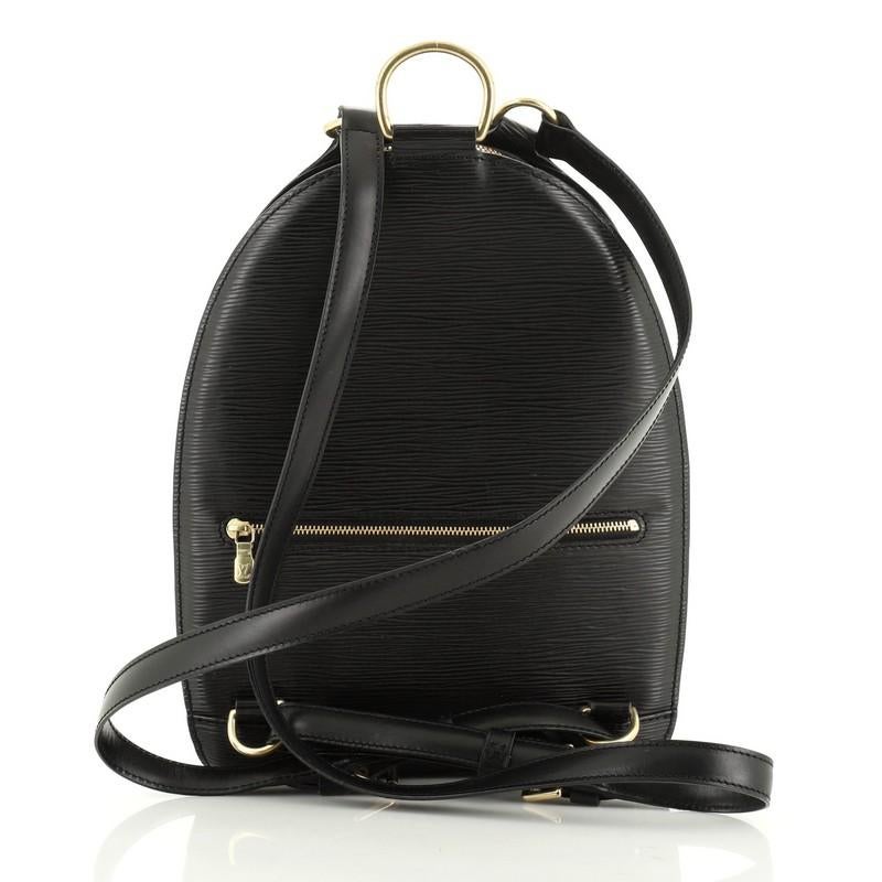 Black Louis Vuitton Mabillon Backpack Epi Leather 