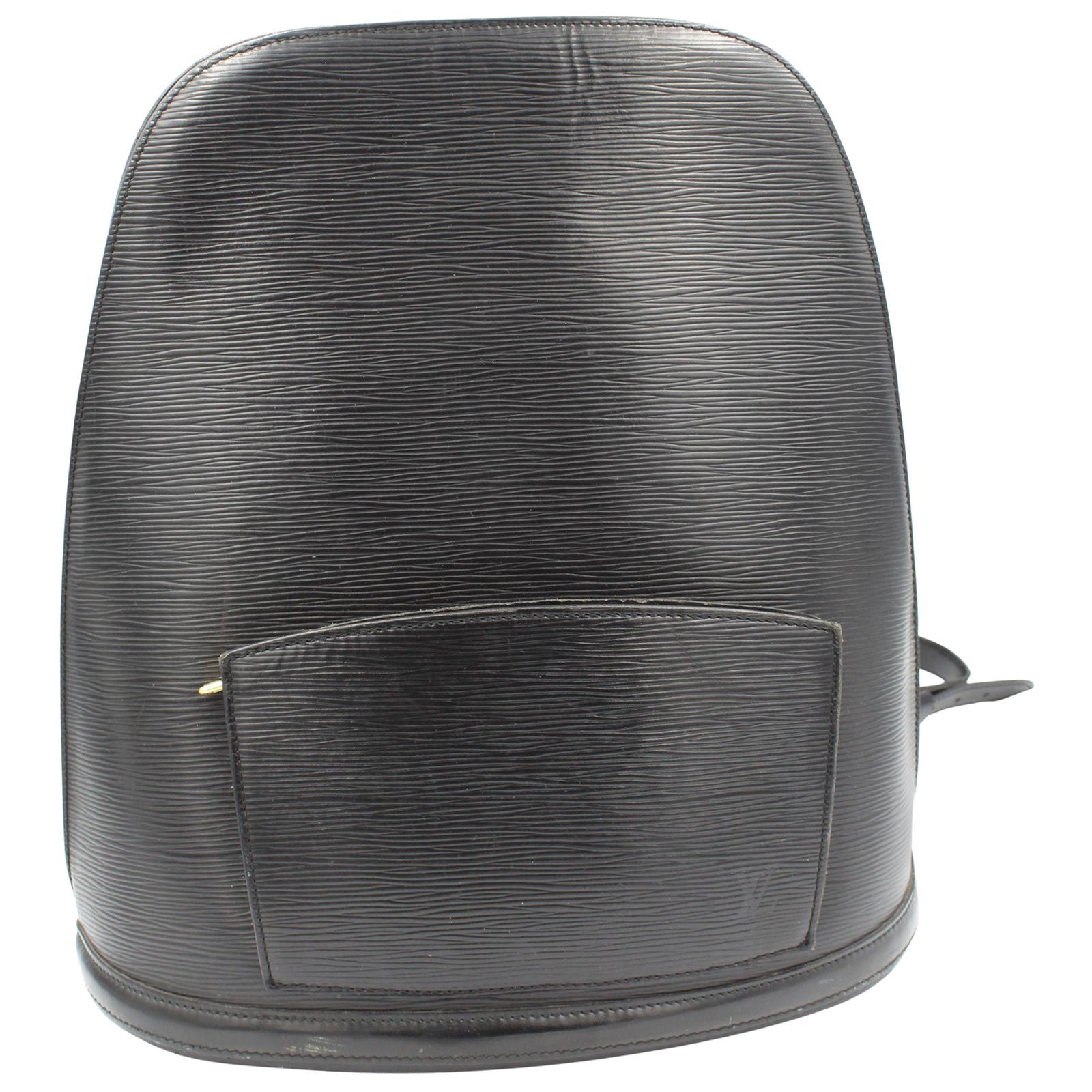 Louis Vuitton Mabillon Backpack in black epi leather