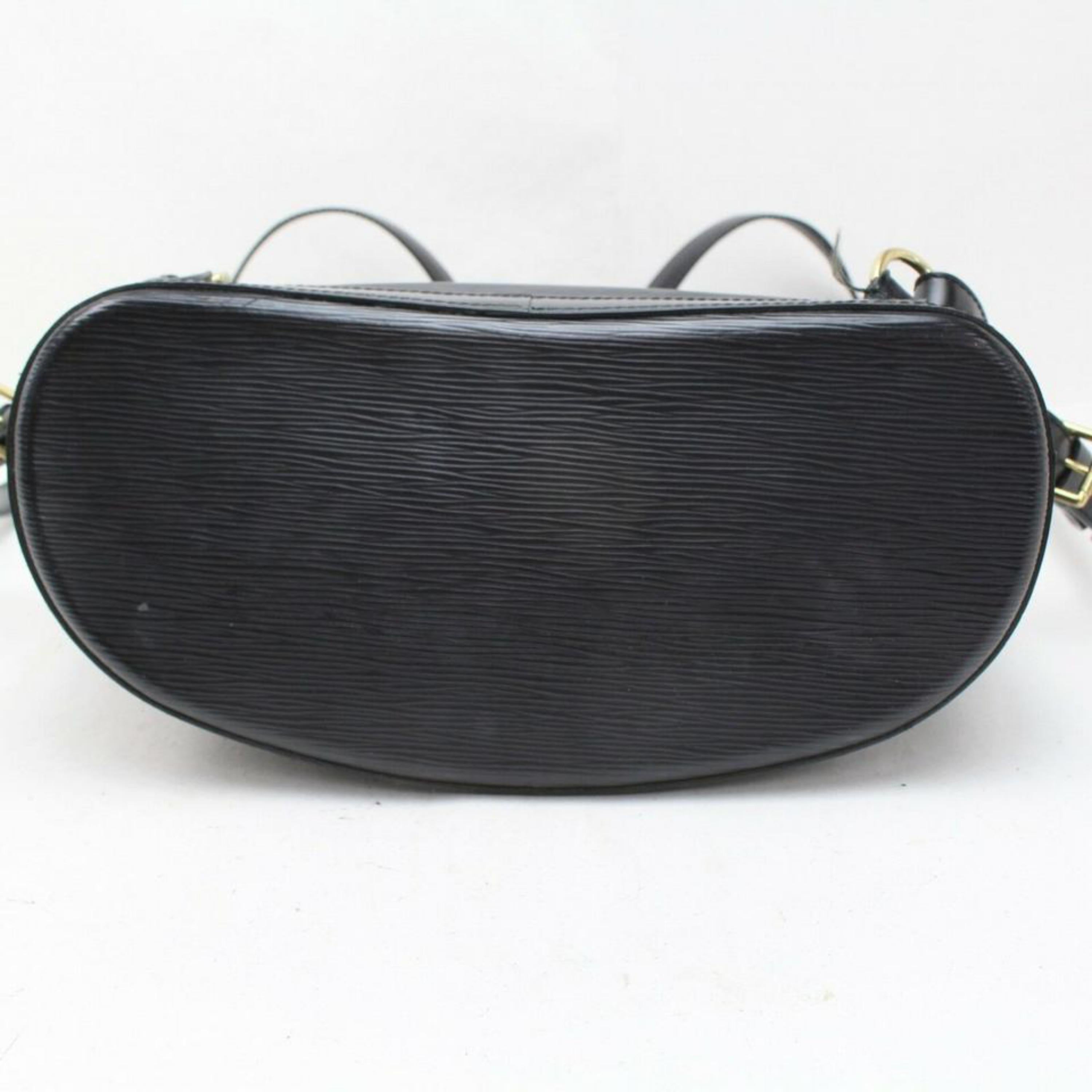 Louis Vuitton Mabillon Noir 870024 Black Leather Backpack For Sale 2