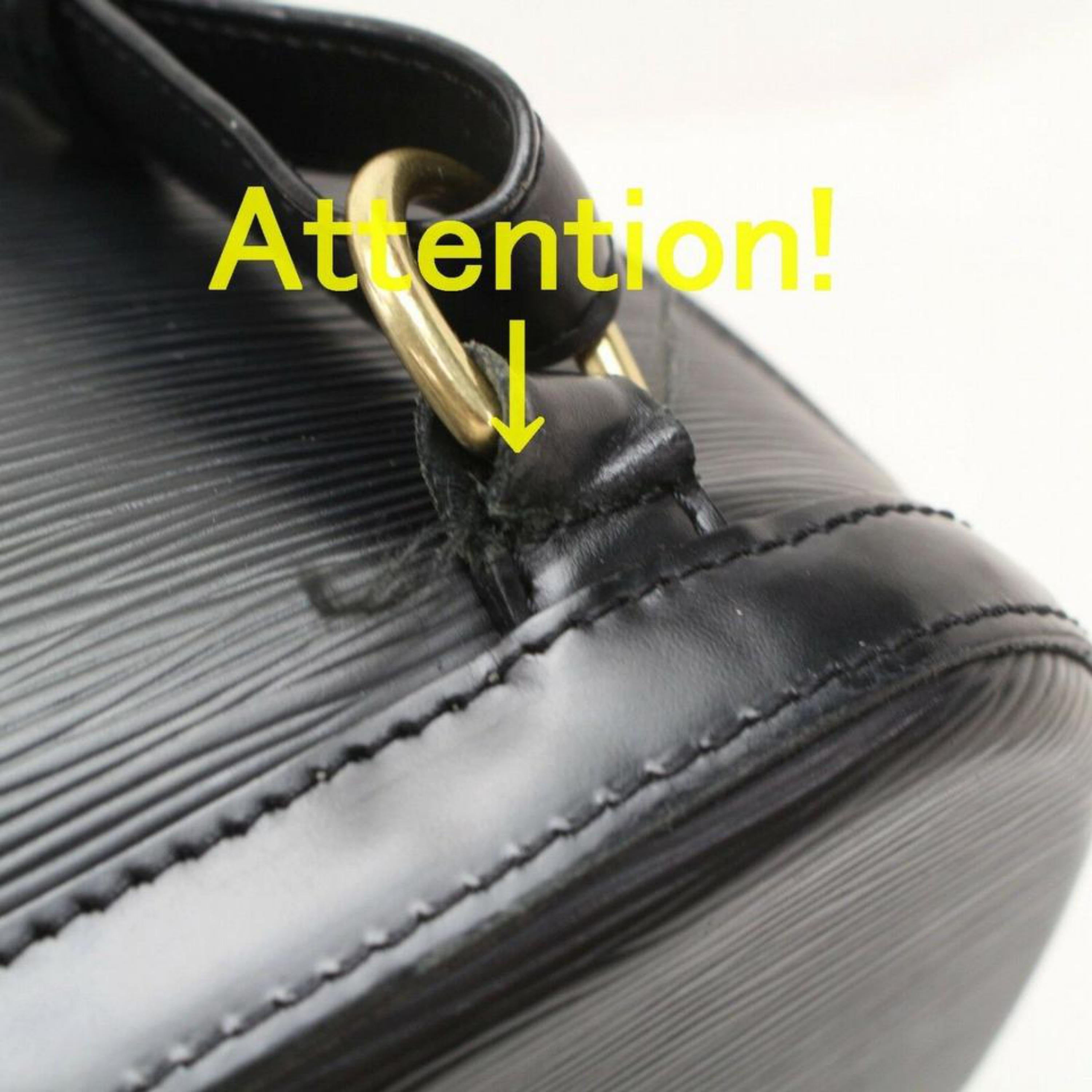 Louis Vuitton Mabillon Noir 870024 Black Leather Backpack For Sale 5