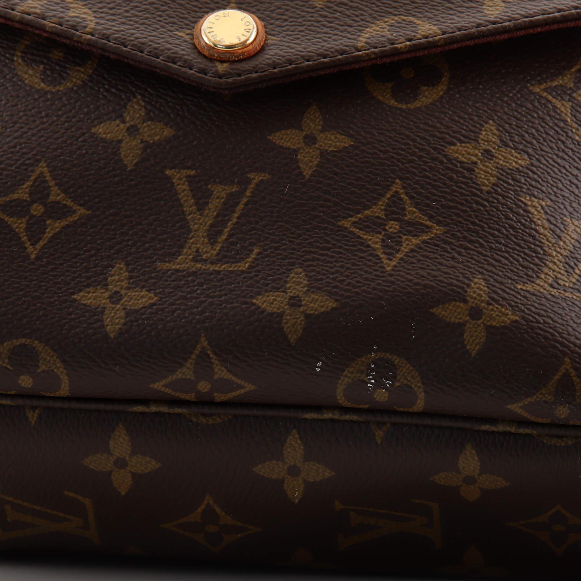 Black Louis Vuitton Mabillon Shoulder Bag Monogram Canvas
