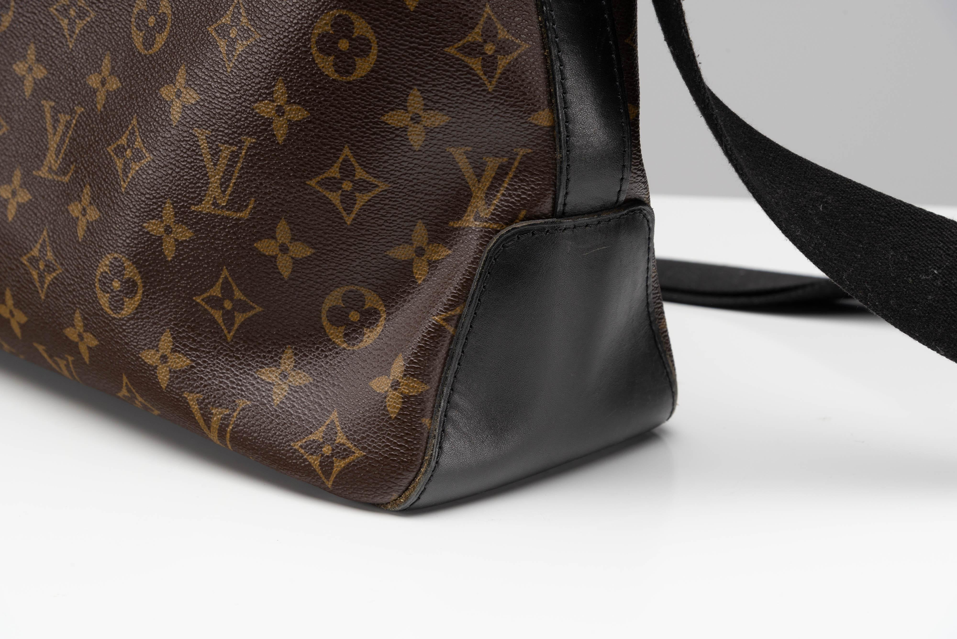 Louis Vuitton Macassar Davis Shopper Canvas Tote Bag For Sale 3