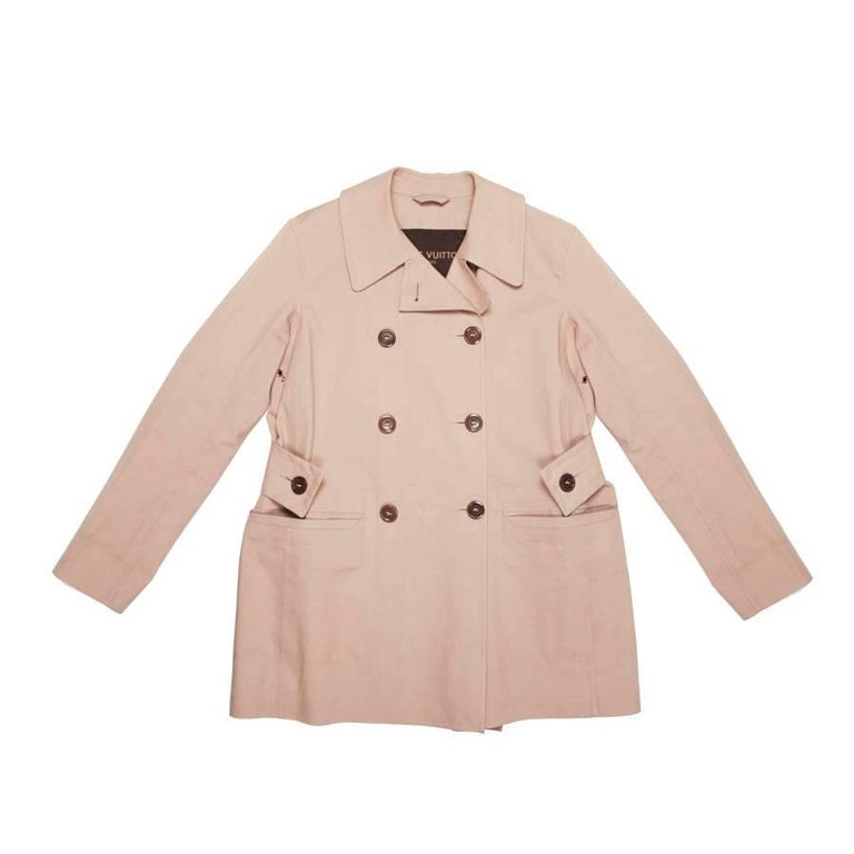 LOUIS VUITTON Mackintosh Raincoat in Beige Cotton Size 42 at 1stDibs | vuitton coat, louis vuitton raincoat, raincoat