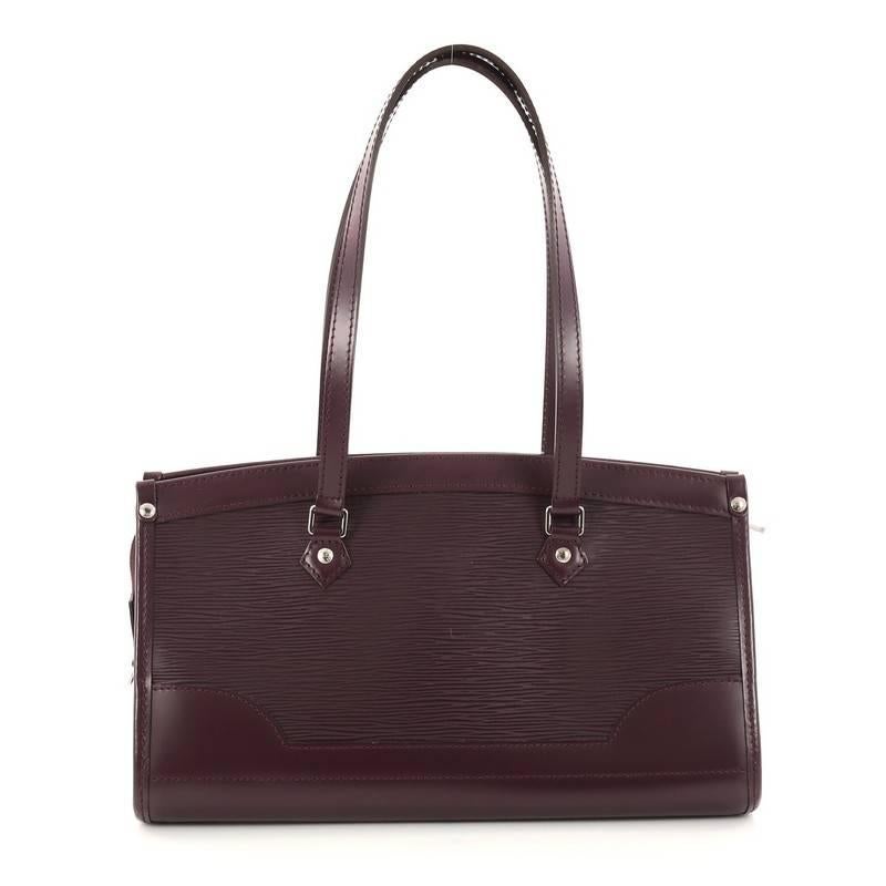 Louis Vuitton Madeleine Handbag Epi Leather PM In Good Condition In NY, NY