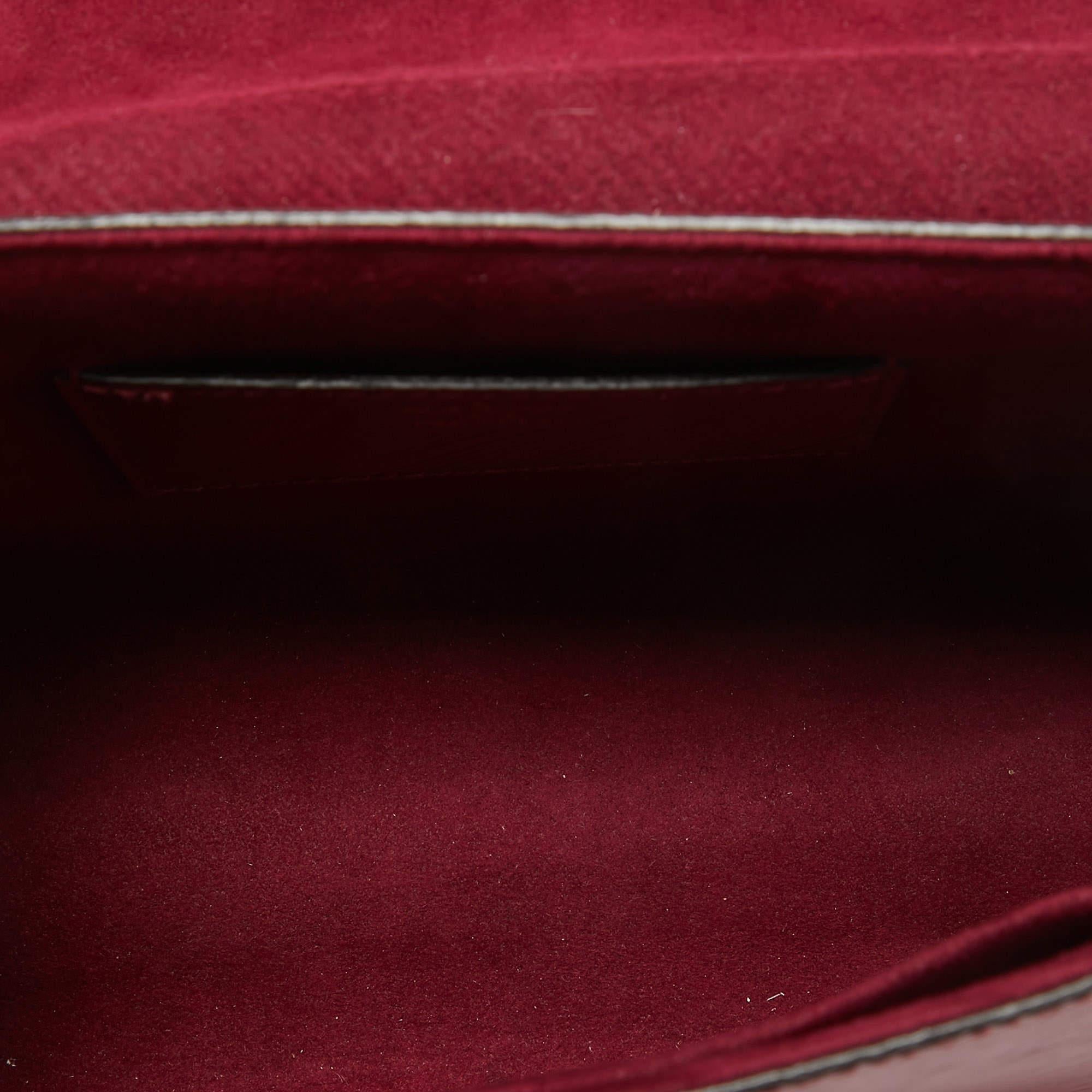 Louis Vuitton Magenta Epi Leather Twist MM Bag 3