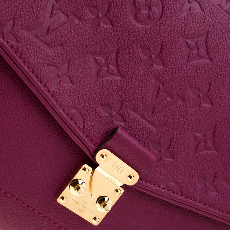 Louis Vuitton Magenta Monogram Empreinte Leather St Germain MM Bag 2