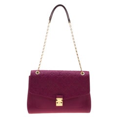 Louis Vuitton Magenta Monogram Empreinte Leather St Germain MM Bag