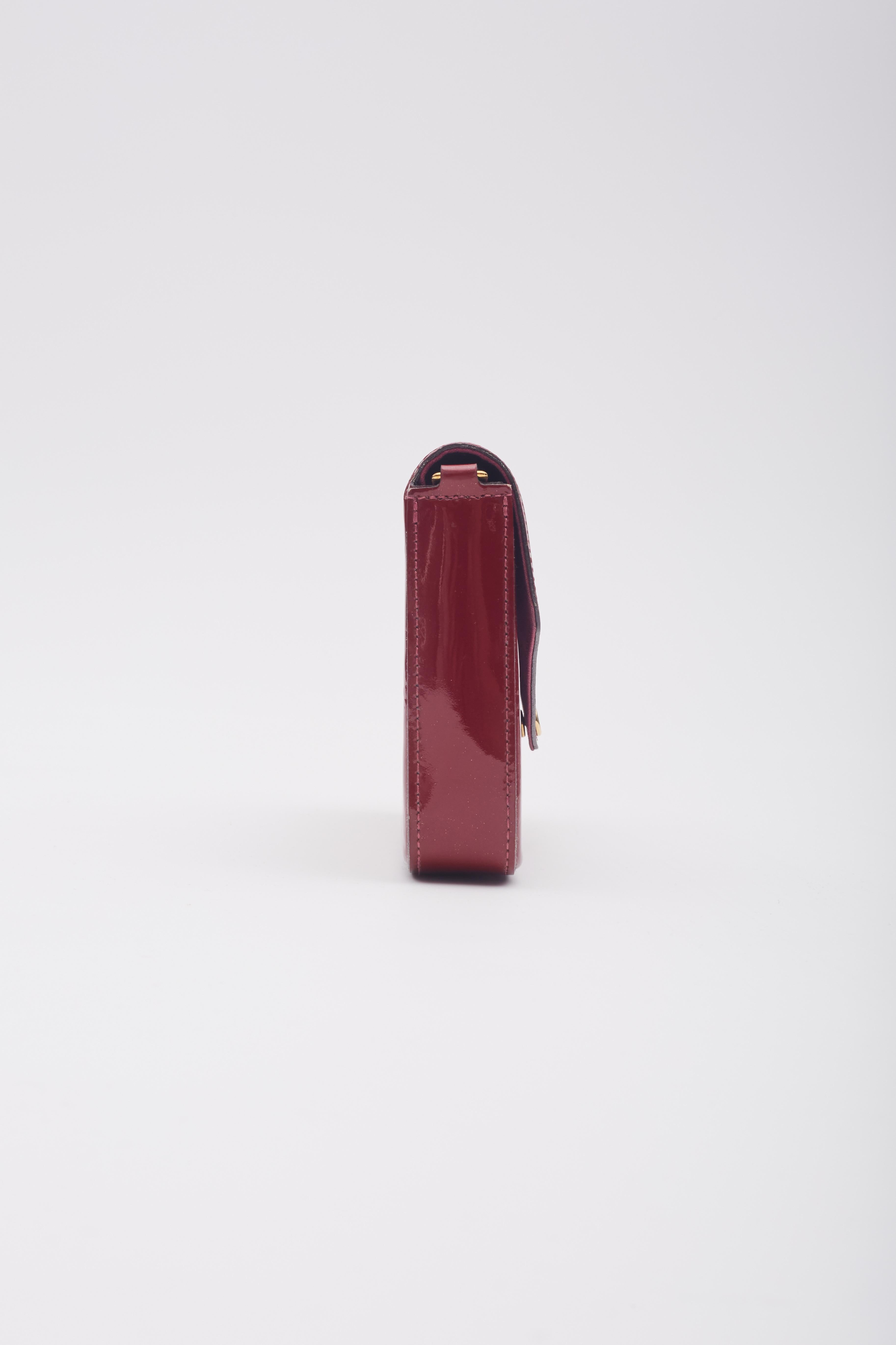 Louis Vuitton Magenta Monogram Vernis Felicie Bag 1