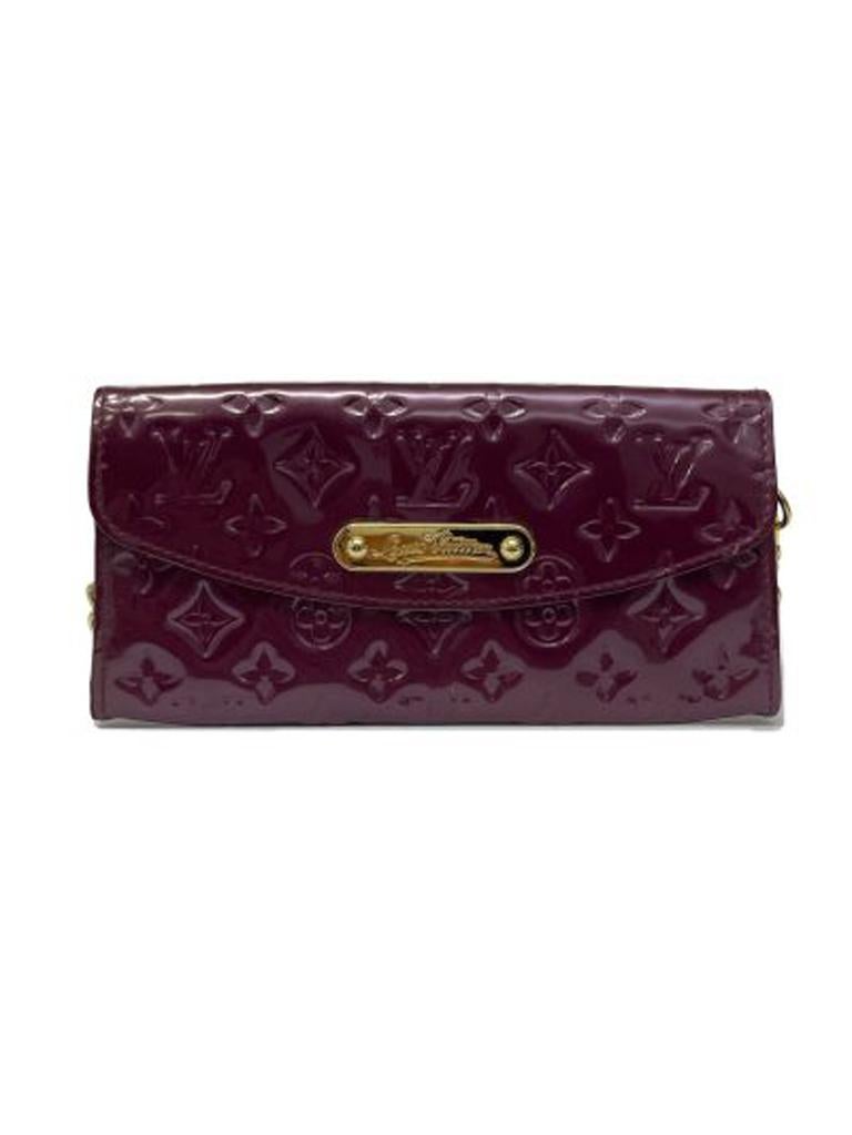 Louis Vuitton MagentaLeather Clutch Bag  In Excellent Condition In Torre Del Greco, IT