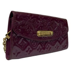 Louis Vuitton MagentaLeather Clutch Bag 