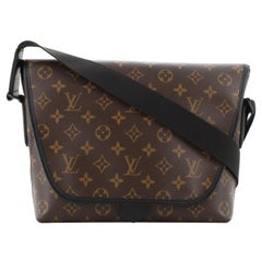 Louis Vuitton Magnetic Messenger Bag Macassar Monogram Canvas