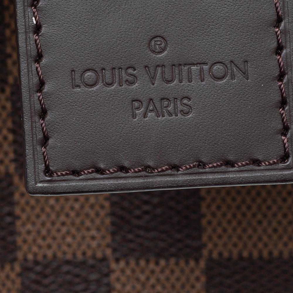 Gray Louis Vuitton Magnolia Damier Ebene Canvas And Leather Bond Street Bag
