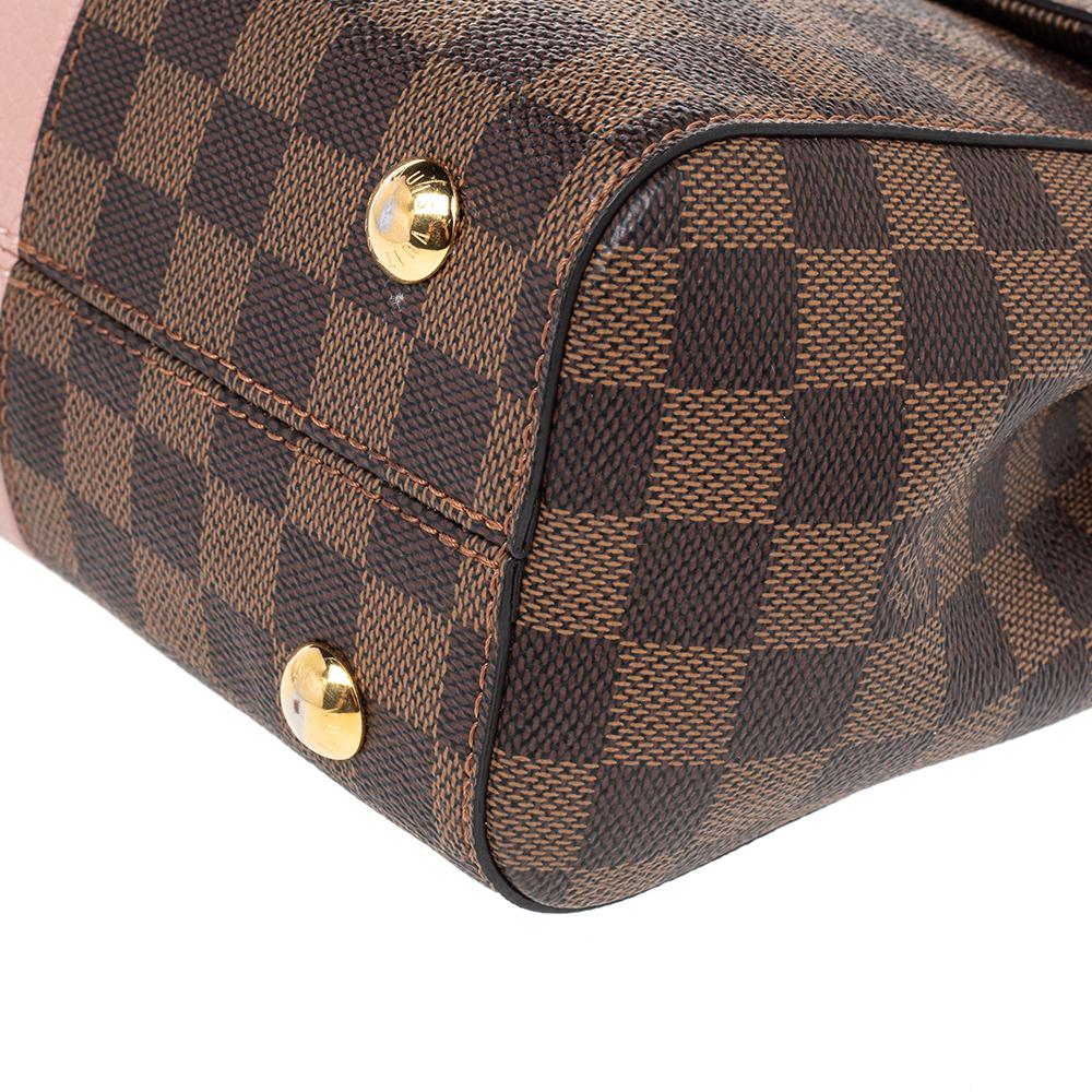 Louis Vuitton Magnolia Damier Ebene Canvas And Leather Bond Street Bag In Good Condition In Dubai, Al Qouz 2