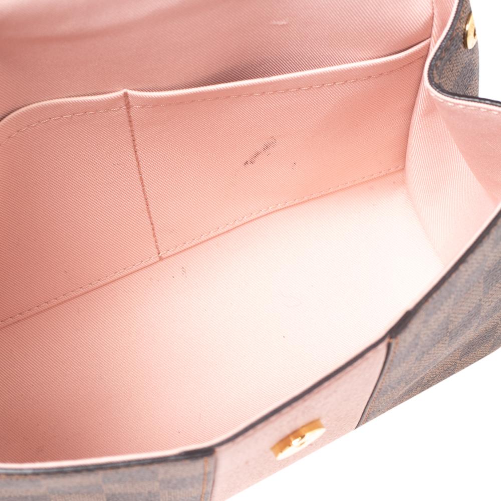 Louis Vuitton Magnolia Damier Ebene Canvas Bond Street Bag In Good Condition In Dubai, Al Qouz 2