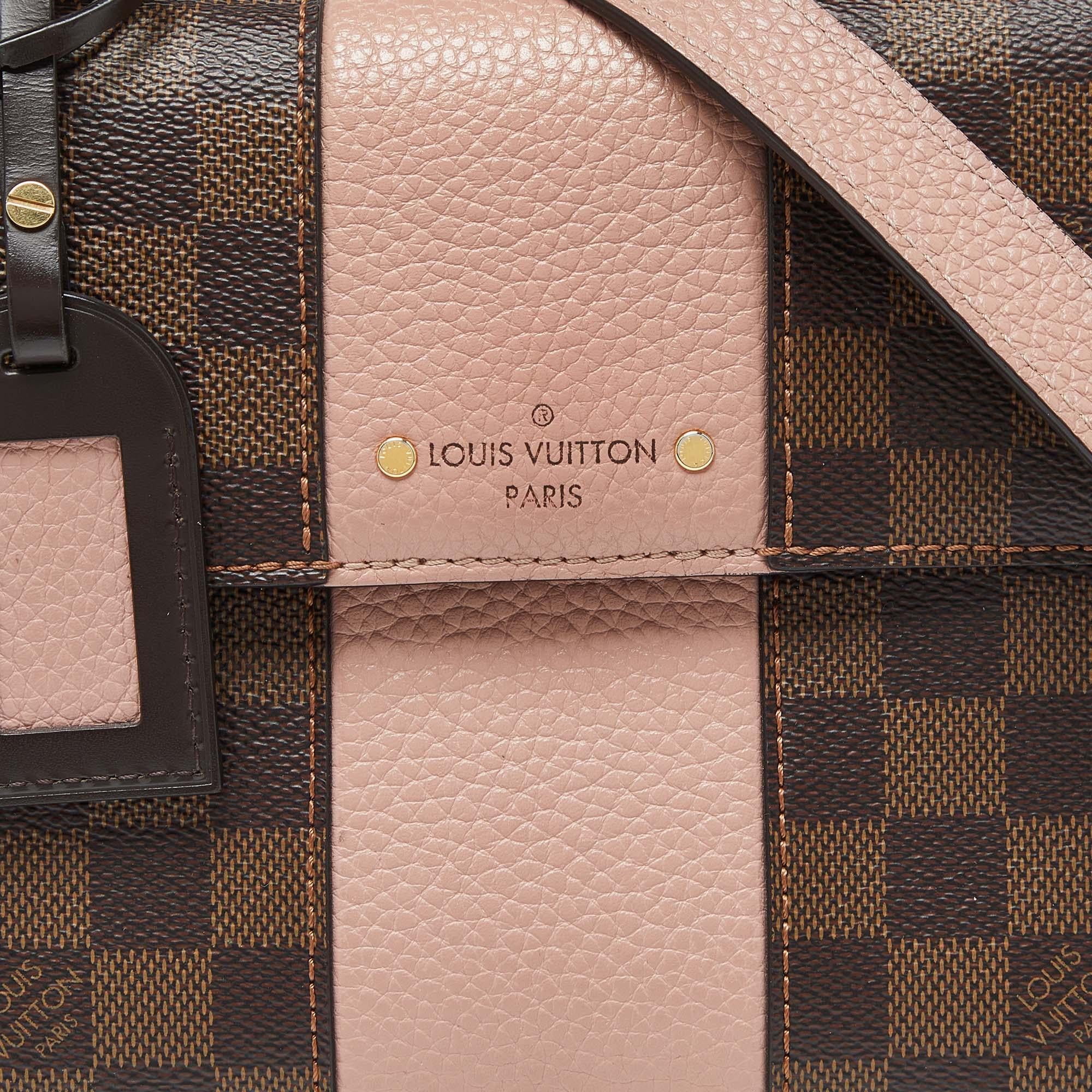 Louis Vuitton Magnolia Damier Ebene Canvas Bond Street BB Bag 11