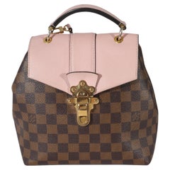 Louis Vuitton Magnolia Damier Ebene Canvas Clapton Backpack