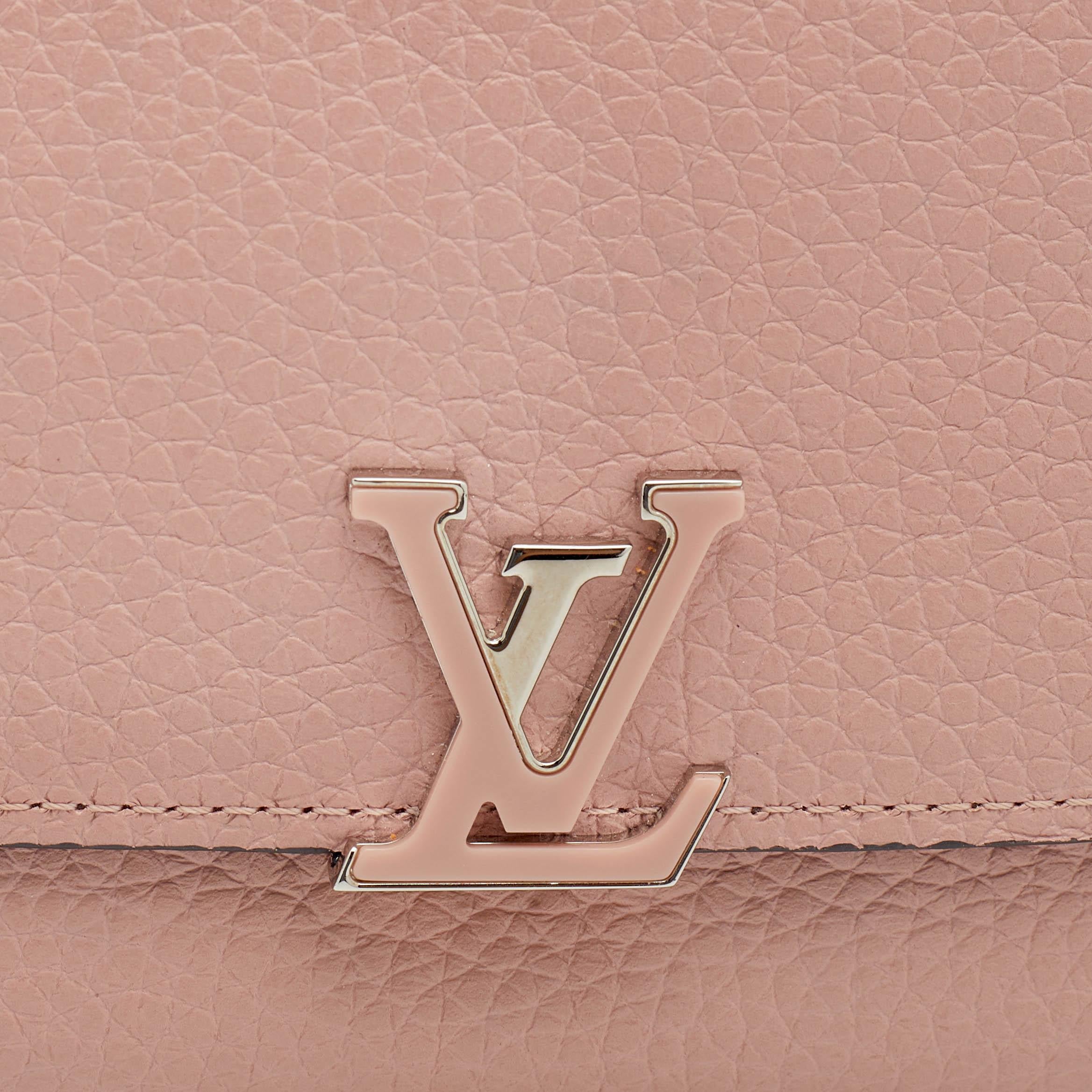 Louis Vuitton Magnolia Leather Capucines Compact Wallet 3
