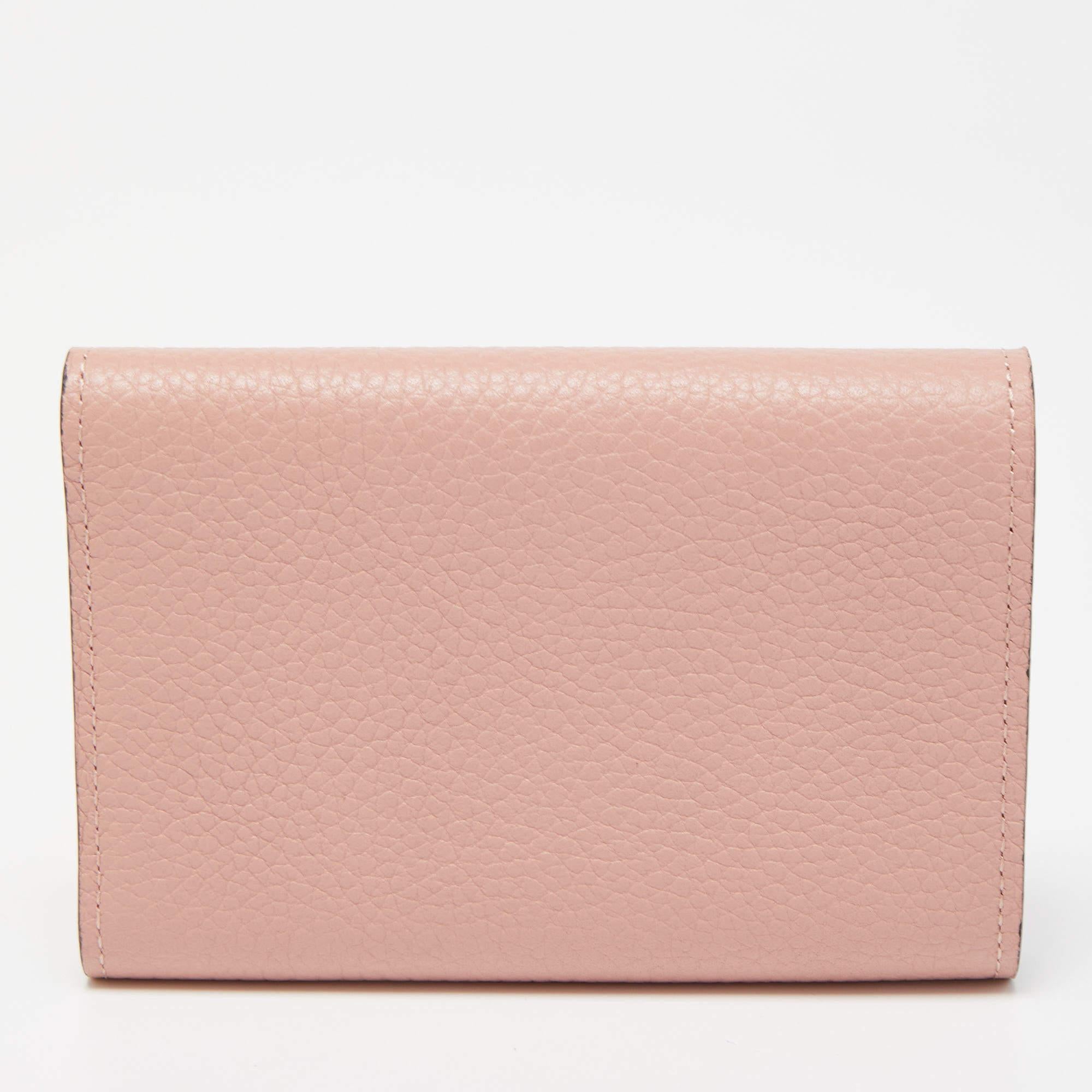 Louis Vuitton Magnolia Leather Capucines Compact Wallet 2