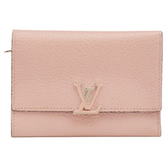 Capucines Compact Wallet Crocodilien Brillant - Wallets and Small Leather  Goods