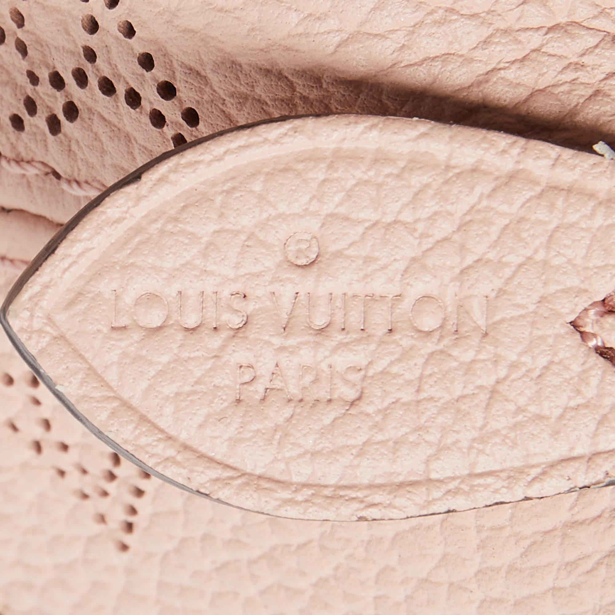 Louis Vuitton Magnolia Monogram Mahina Leather Bella Bucket Bag 6