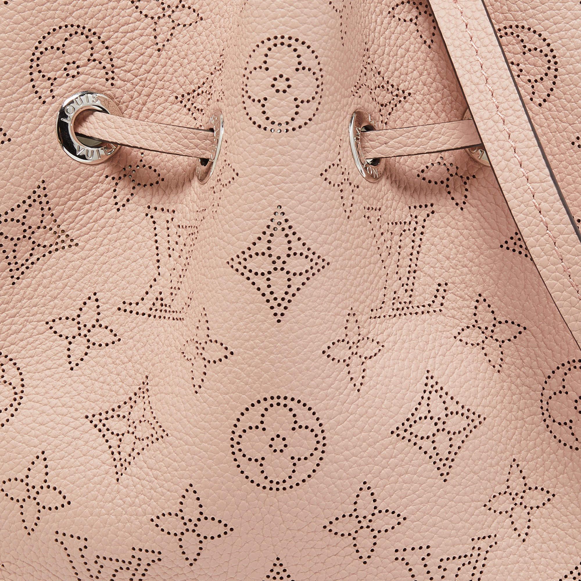 Louis Vuitton Magnolia Monogram Mahina Leather Bella Bucket Bag 8