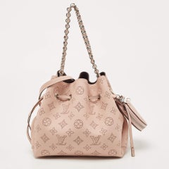 Louis Vuitton Magnolia Monogram Mahina Leather Bella Bucket Bag