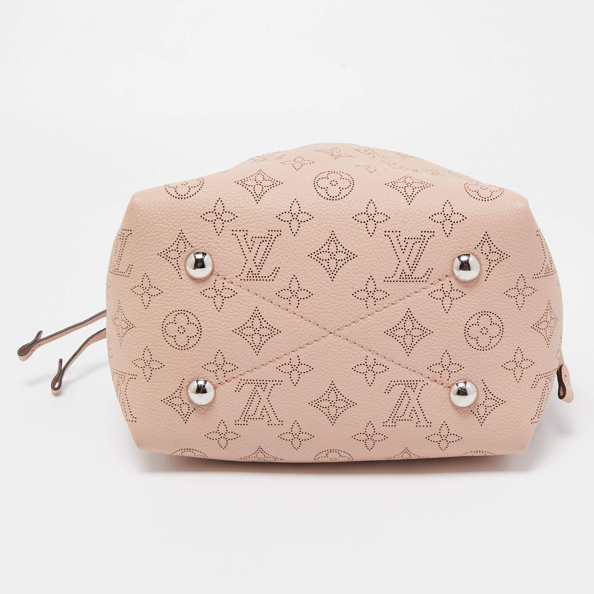 Louis Vuitton Magnolia Monogram Mahina Leather Bella Bucket Bag 1