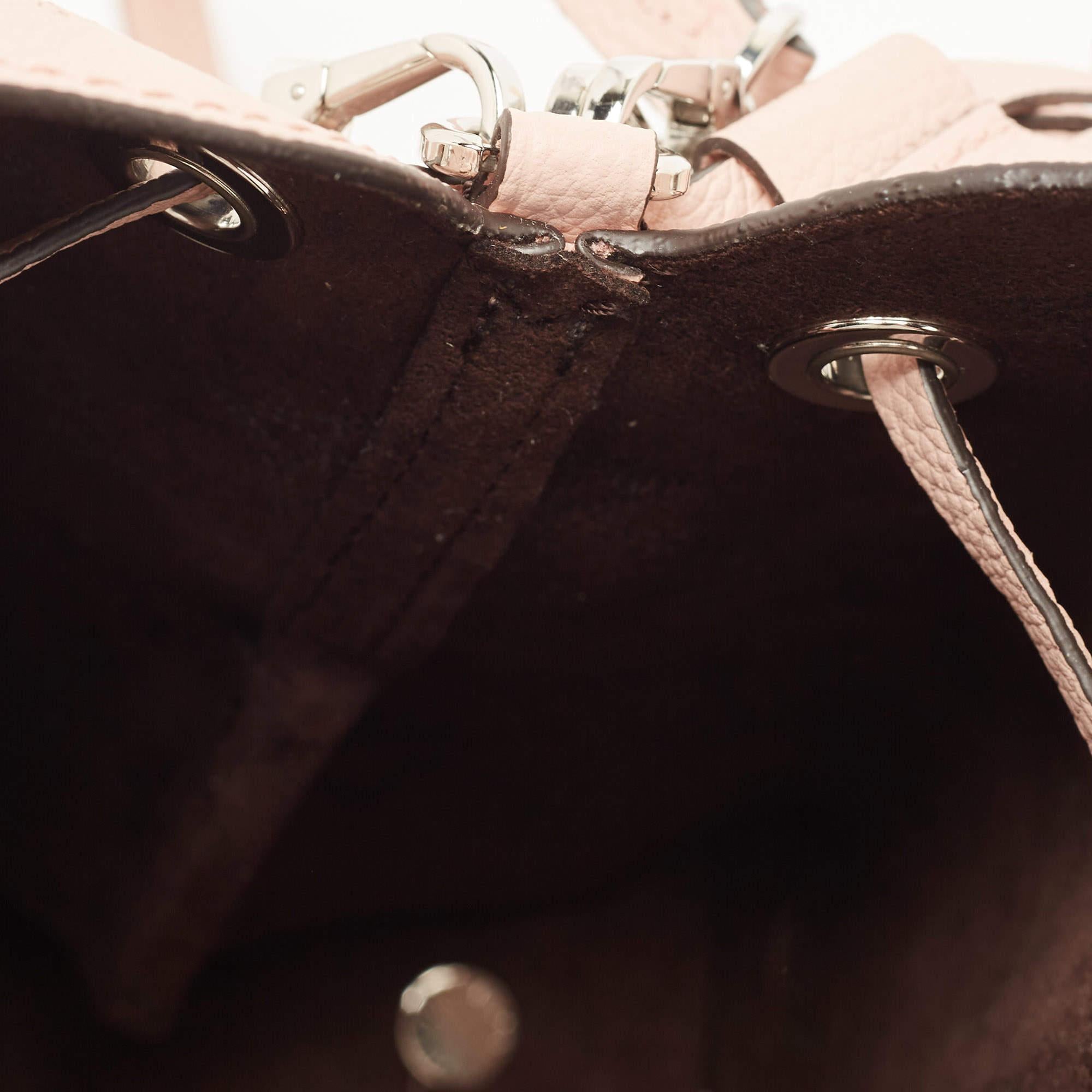 Louis Vuitton Magnolia Monogram Mahina Leather Bella Bucket Bag 2