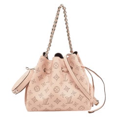 Louis Vuitton Magnolia Monogram Mahina Leather Bella Bucket Bag