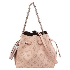 Louis Vuitton Magnolia Monogram Mahina Leather Bella Bucket Bag