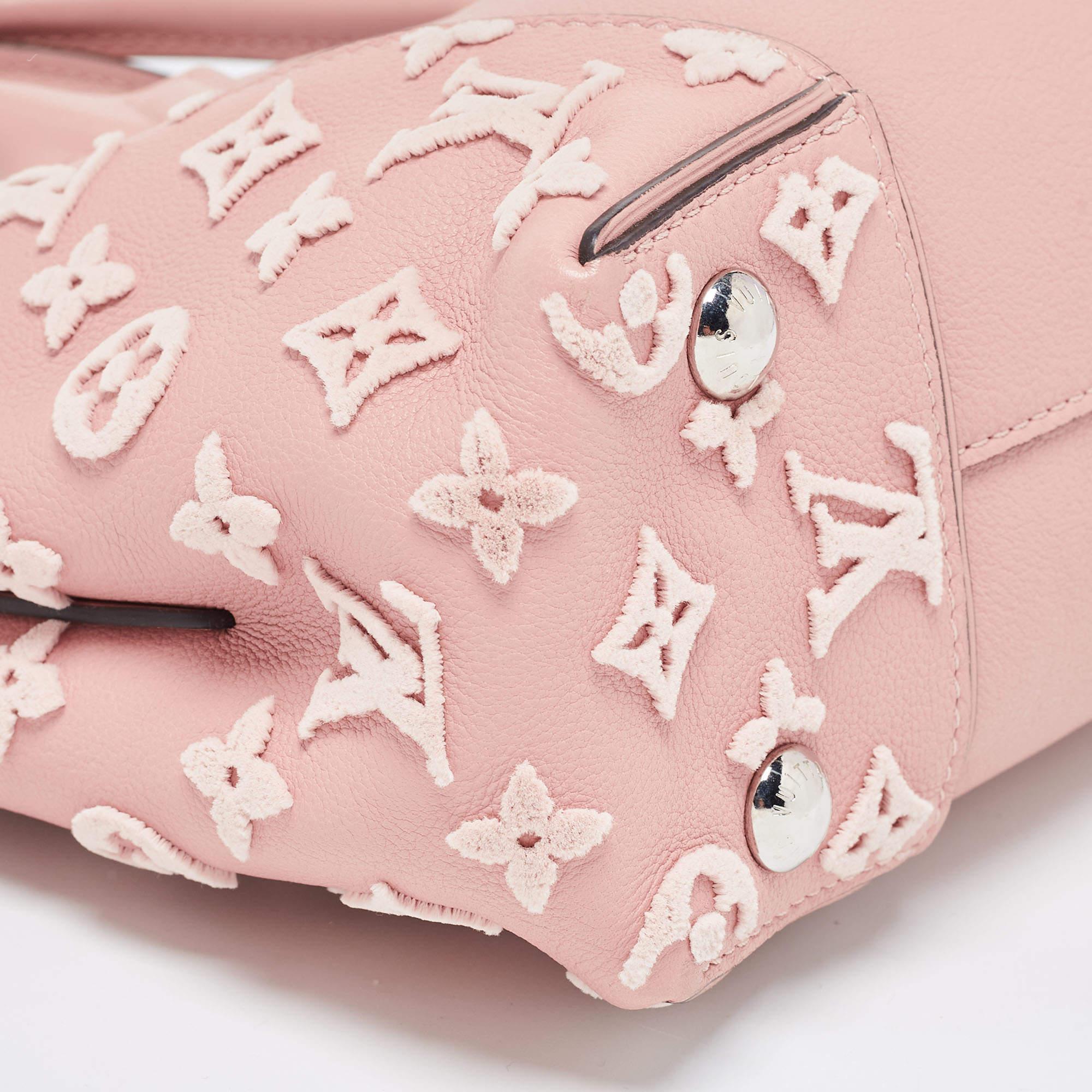 Louis Vuitton Magnolia Monogram Velvet and Veau Cachemire Leather W Bag 1