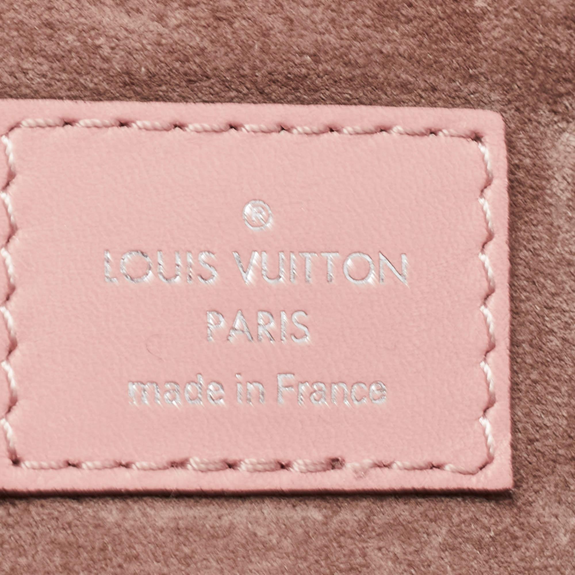 Louis Vuitton Magnolia Monogram Velvet and Veau Cachemire Leather W Bag 3