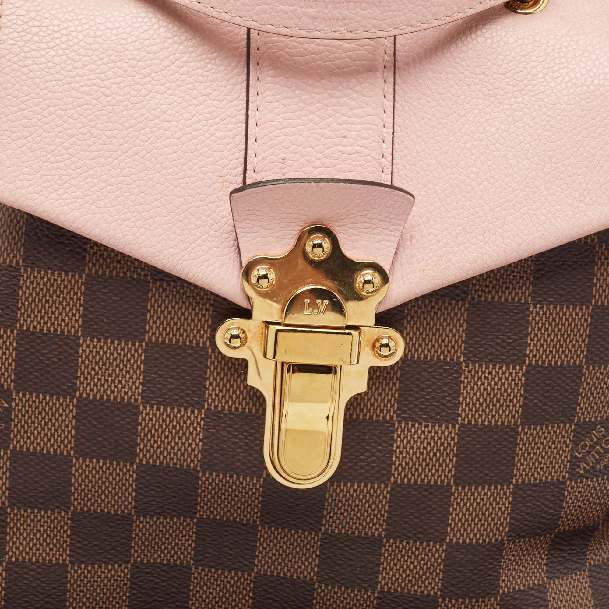 Louis Vuitton Magnolia Pink Damier Ebene Canvas Clapton Backpack 1