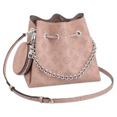 Louis Vuitton Magnolia Pink Mahina Perforated Calf Leather Bella