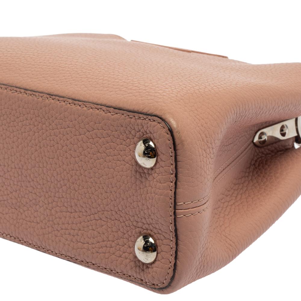 Louis Vuitton Magnolia Taurillon Leather Capucines BB Bag 5