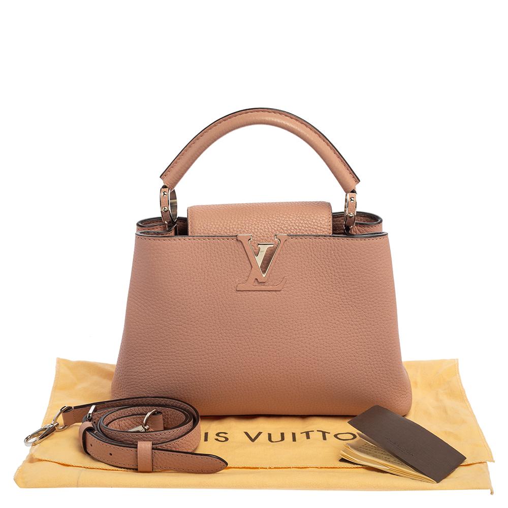 Louis Vuitton Magnolia Taurillon Leather Capucines BB Bag 8