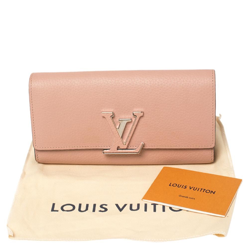 Louis Vuitton Magnolia Taurillon Leather Capucines Wallet 5