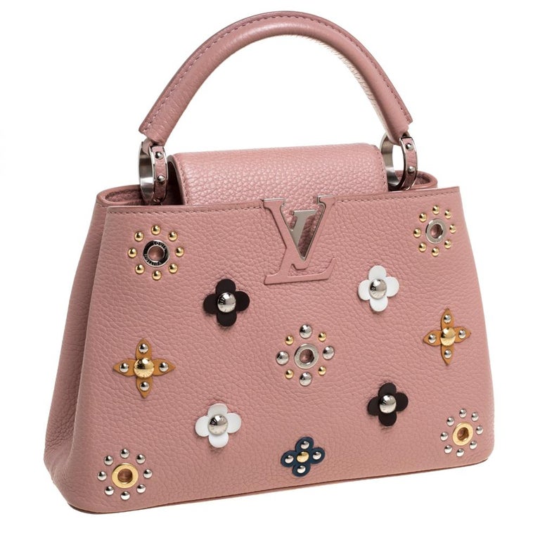 Open box! Louis Vuitton - Limited edition Pink Chain Flower Capucines Bag -  2021 #thuynhungshow 