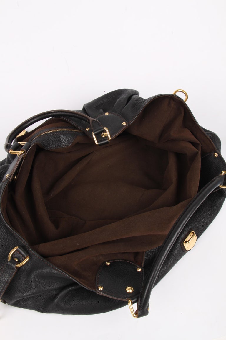 Louis Vuitton Mahina Bag Large - black For Sale at 1stdibs