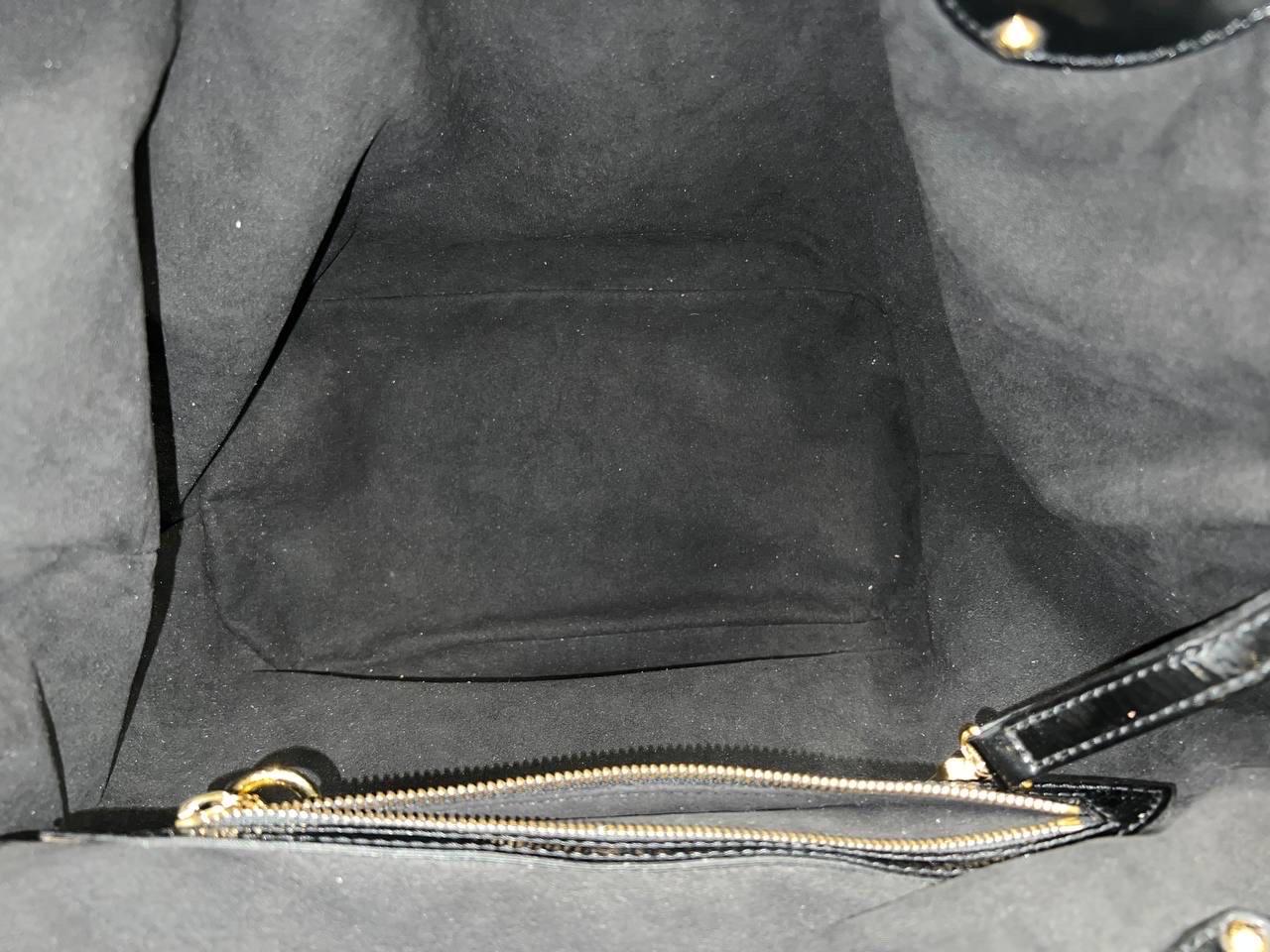 Louis Vuitton Mahina Black Vernis Top Handle Bag 5