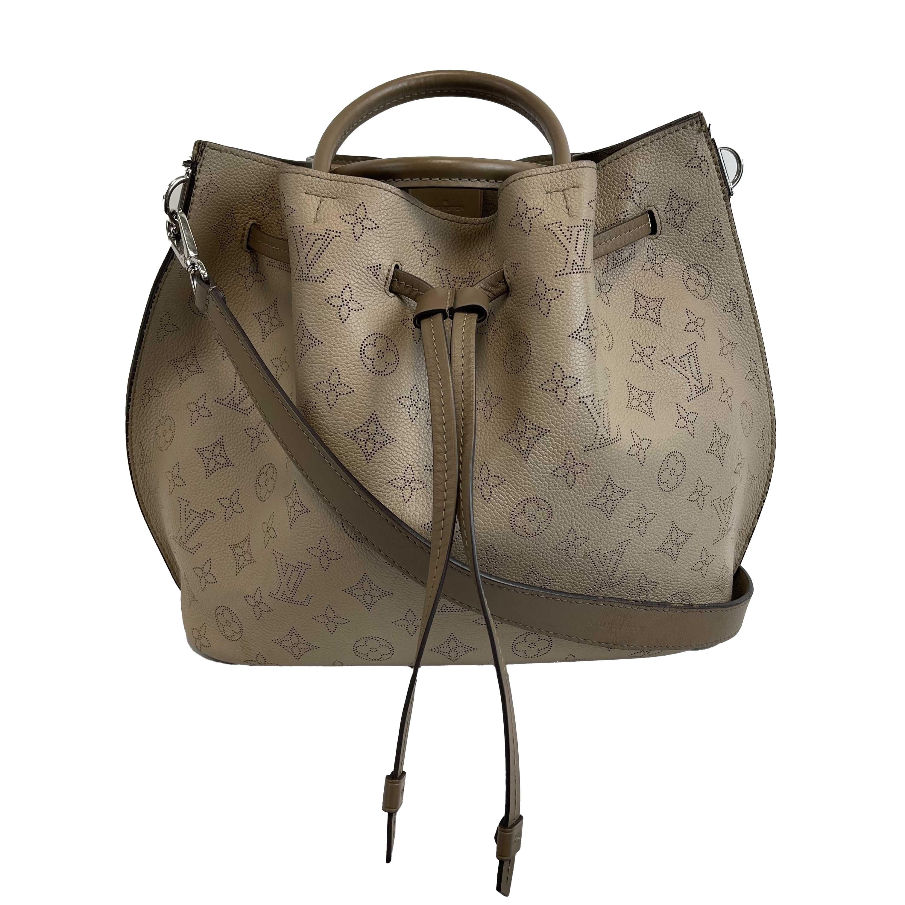 Louis Vuitton - Mahina Girolata Galet Grey - Top Handle w/ Shoulder Strap 12