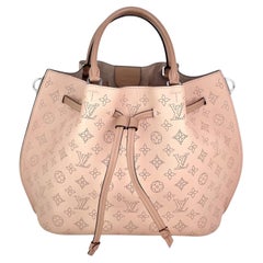 LOUIS VUITTON Mahina Girolata Monolia Light Pink Leather Hand Bag