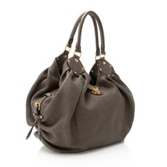 Louis Vuitton Mahina Leather L Hobo