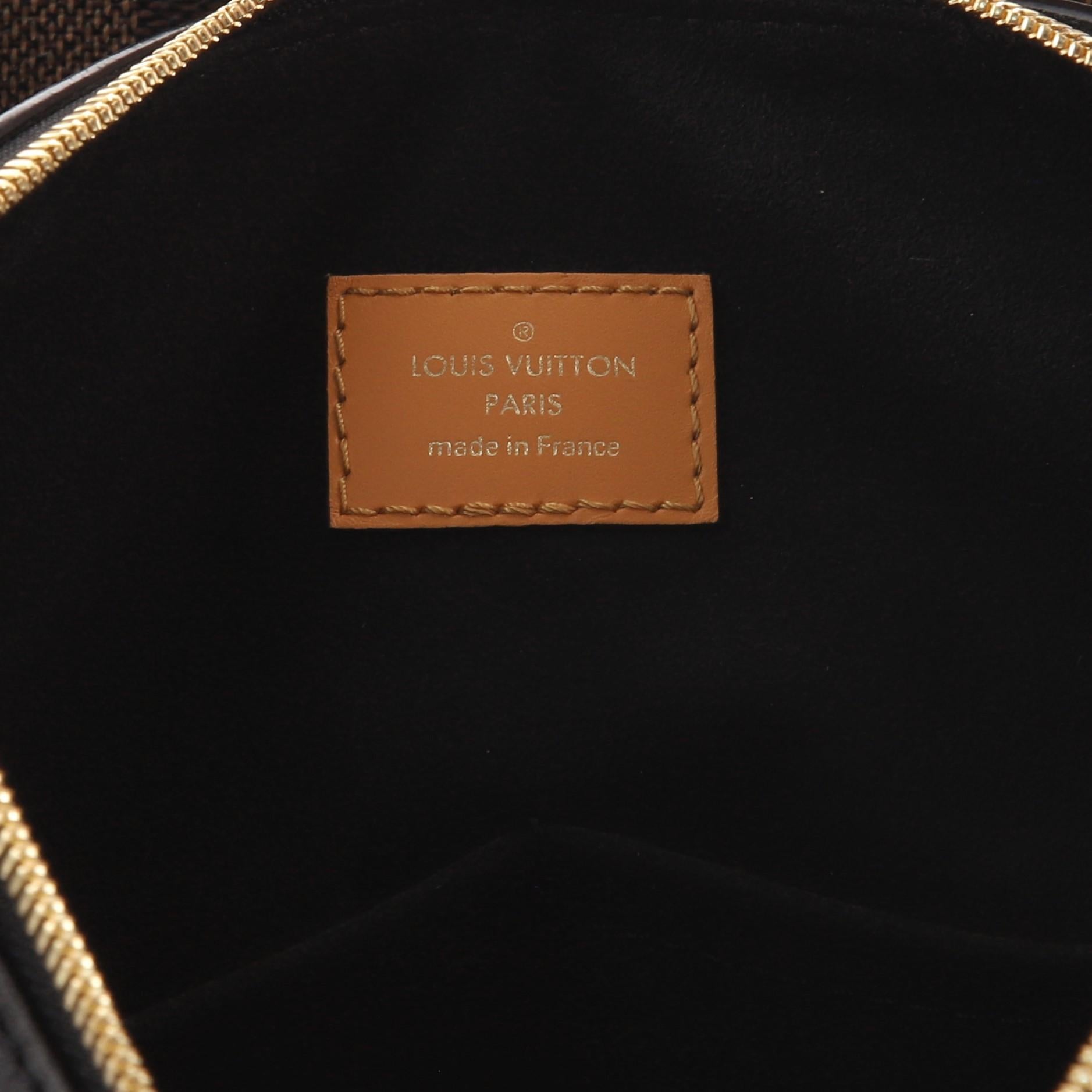 Louis Vuitton Maida Handbag Damier with Leather 1