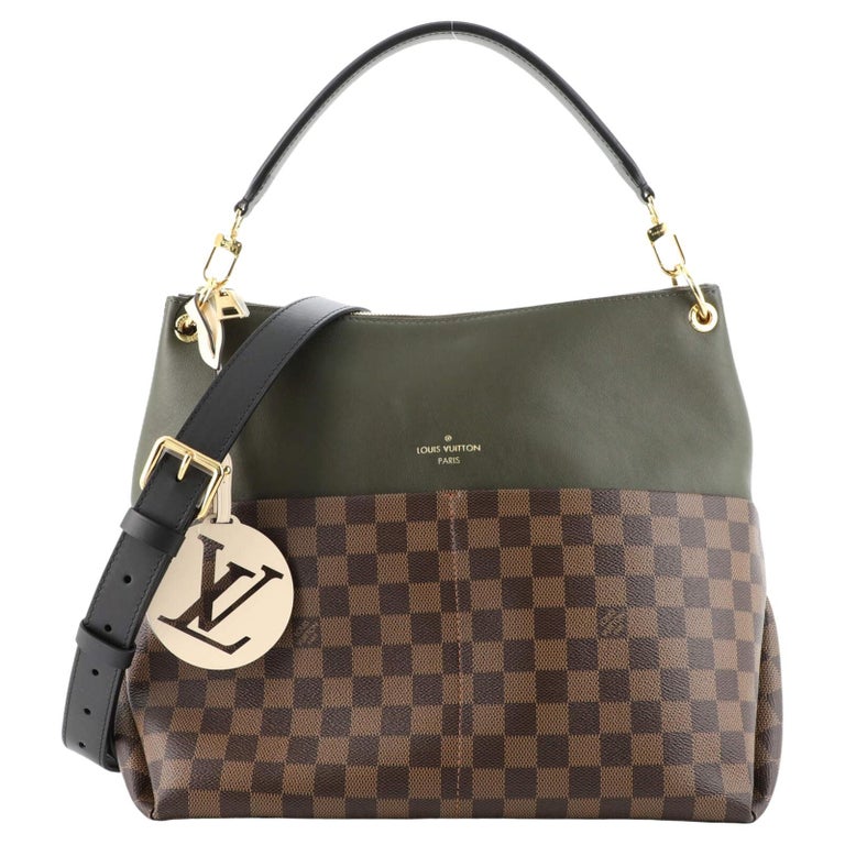Louis Vuitton Maida Handbag Damier with Leather at 1stDibs