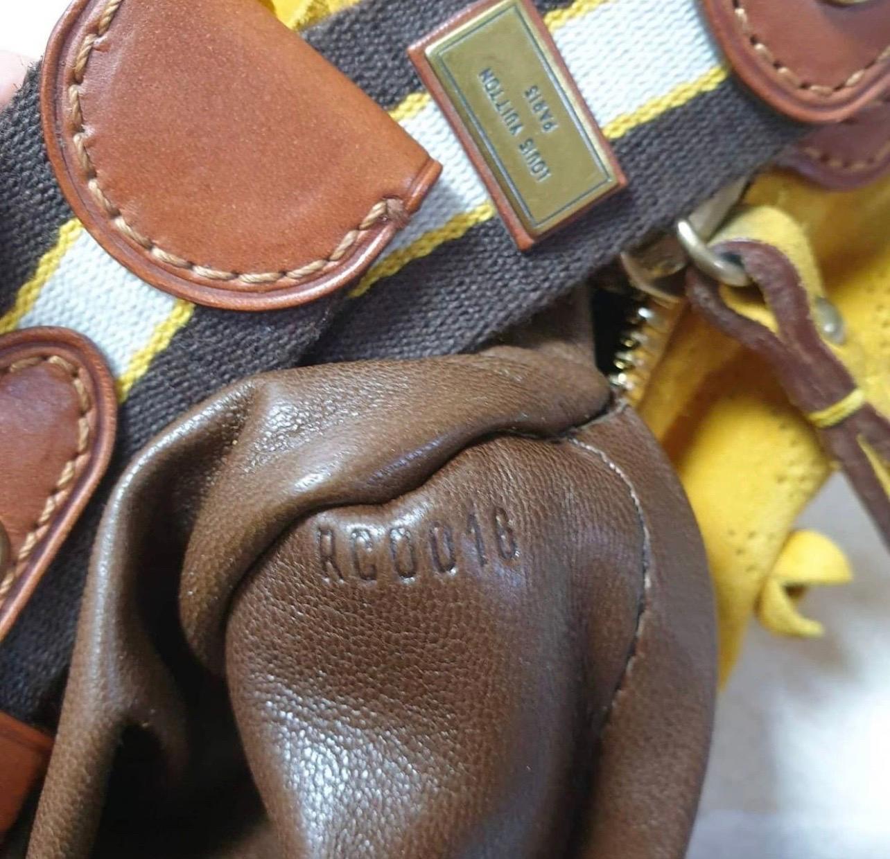 Louis Vuitton Mais Monogram Suede Limited Edition Onatah Fleurs PM Bag In Good Condition In Krakow, PL
