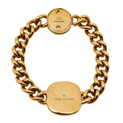Louis Vuitton Maison Fondée en 1854 Curb Chain Bracelet