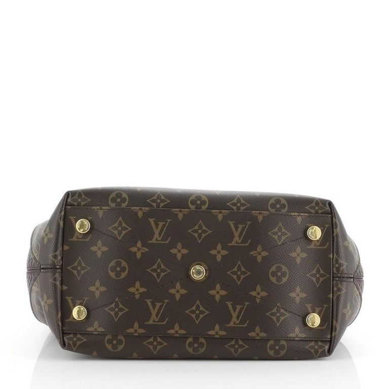Louis Vuitton Majestueux Tote Monogram Canvas and Exotics MM For Sale at 1stDibs