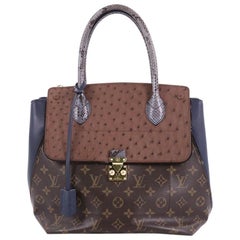 Louis Vuitton Majestueux Tote Monogram Canvas And Exotics MM